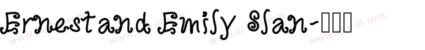 Ernestand Emily Slan字体转换